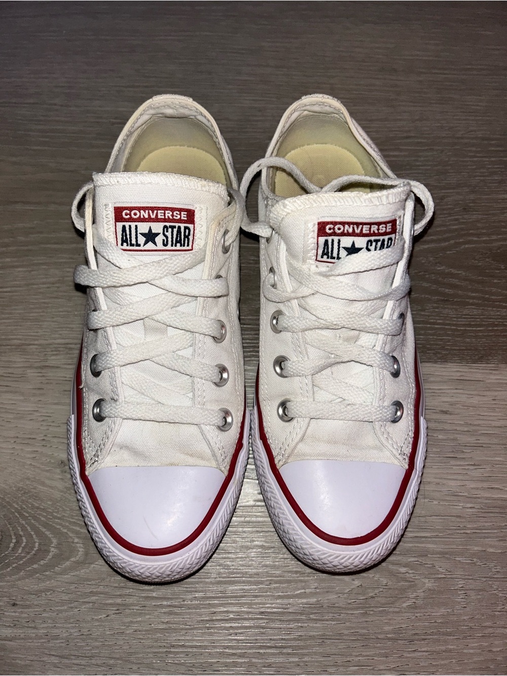 Converse White Low Top Sneakers